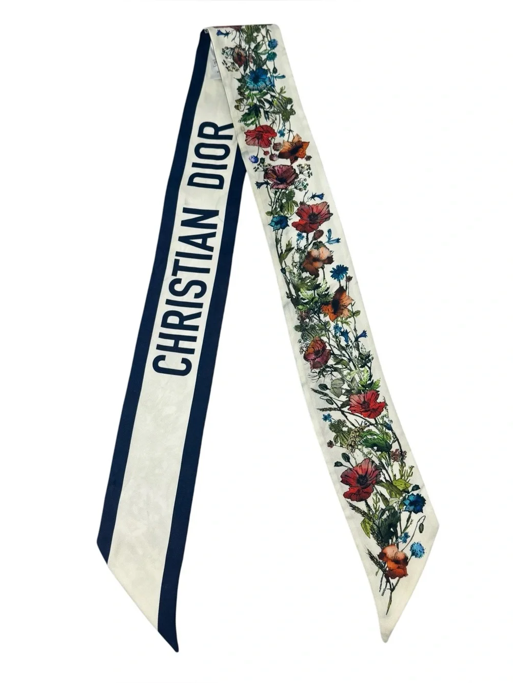🌈 Christian Dior D-Millefiori Mitzah Silk Scarf Twilly